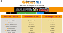 Desktop Screenshot of empresasdemexico.net