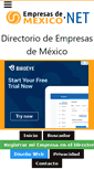 Mobile Screenshot of empresasdemexico.net